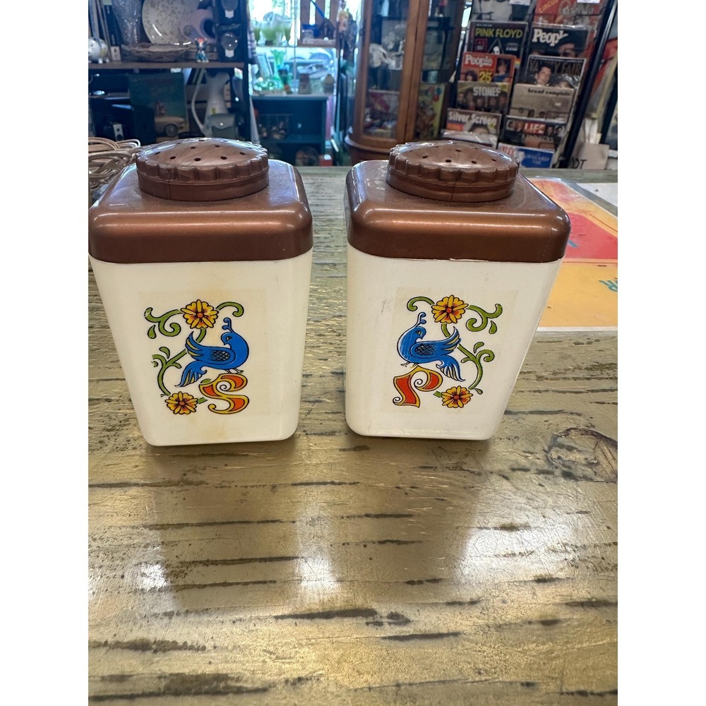 Vintage Sterlite Rosmailing Blue Bird Shakers